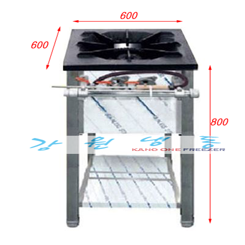 강원냉동 600 1구 높은렌지, LPG