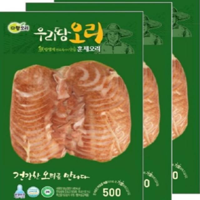 코스트코 다향오리 무항생제 훈제오리 슬라이스 500g x 3 Dahyangori Uriddang Smoked Duck Slices