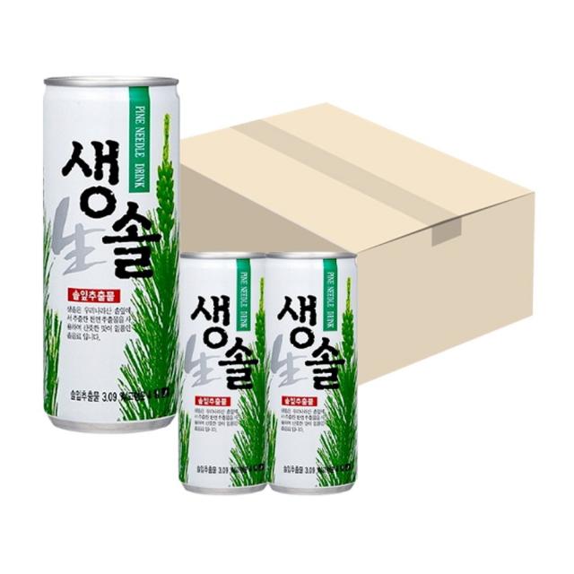 생각보다 맛있고 시원하다 생솔 슬림캔 240ml 30개 2박스