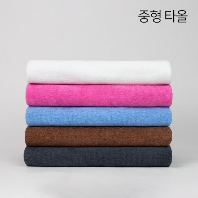 순한타월 - 중타올 128x71cm 중형 타올 마사지 바스 샤워 목욕 경락 호텔 병원 피부 미용재료 피부자격증, 중타올-흰색(낱개), 1개입