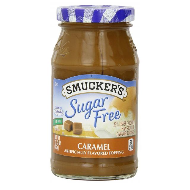 Smuckers Sugar Free Caramel Flavored Topping 스머커스 무설탕 캐러멜 맛 토핑 11.75oz, 1개