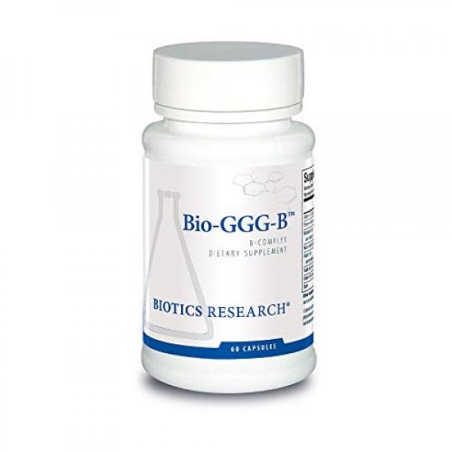 Biotics Research Bio GGG BB Complex B 비타민의 생화학 적으로 활성화 된 형태. 티아민 리보플라빈 나이아신, 단일상품, 단일상품