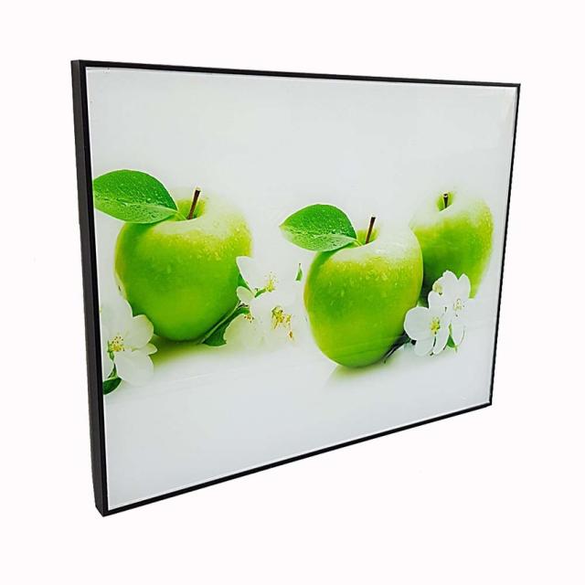 다팜코리아 07청꽃사과세개 인테리어액자 해바라기 사과 그림 액자 카페꾸미기
