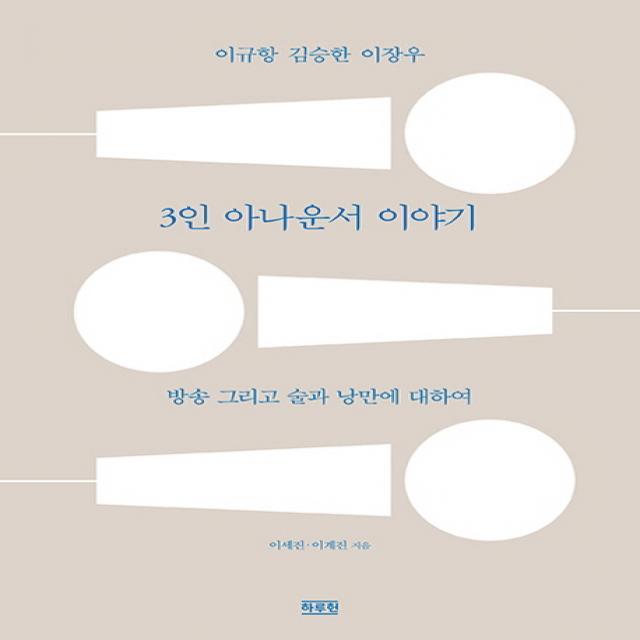 이규항 김승한 이장우 3인 아나운서 이야기:방송 그리고 술과 낭만에 대하여 하루헌