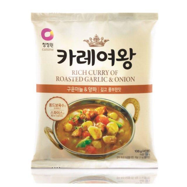 청정원 카레여왕 구운마늘&양파, 108g, 95개