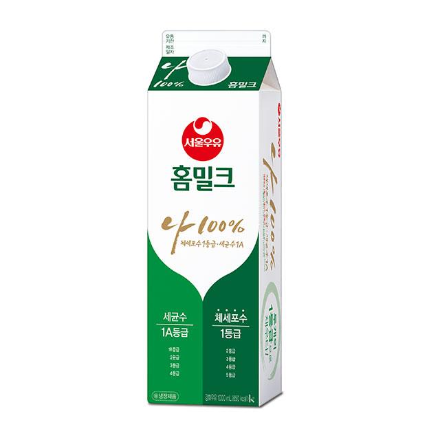 서울우유 가정배달 홈밀크 1000ml x 12개 / 주3회씩 월 12개