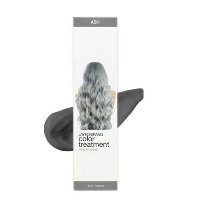 자연이랑 컬러 트리트먼트 60ml 15종 컬러별로 골라담기 모발 손상없는 간편한 컬러 체인지 3+1 애쉬 Ash 