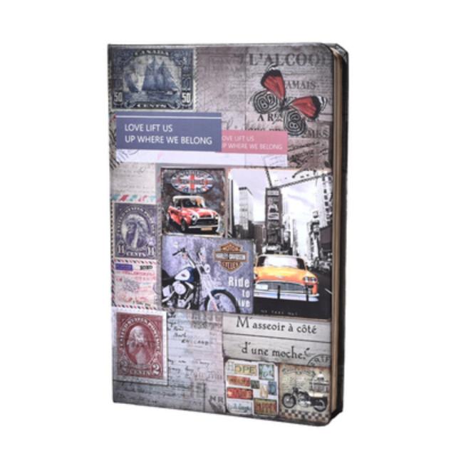 빈티지 노트 유럽풍 일기장 다양한 속지 문예 문구 다이어리, 라지-카 문화