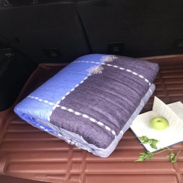 목화요솜 목화솜 솜이불 침대매트 요이불 싱글 더블 학생기숙사 두꺼운 보온매트 이불솜 이불, C14-7근+이불커버(환청)