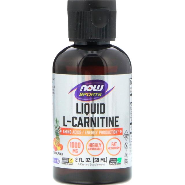 나우푸드 스포츠 리퀴트 L-카르니틴 트로피칼 펀치 1000mg 59 ml L 카르니틴, 1개, -