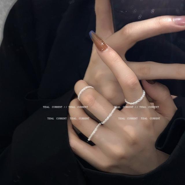반지 인싸템 물결이 쨍쨍 비치다 소권 여성 보이핏 볼륨 디자인 냉담 무드 식지 계 트렌드 고퀄리티 감각 4676132947
