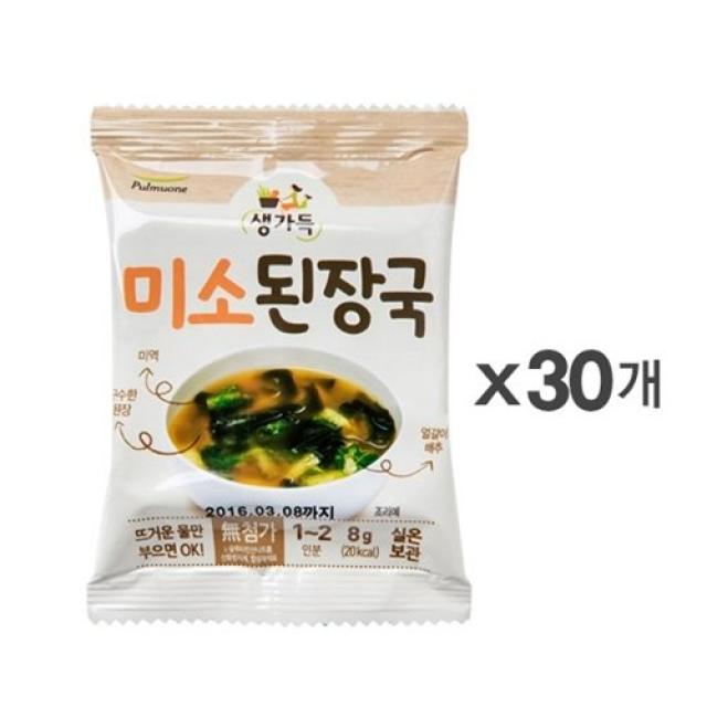 풀무원 미소된장국 Box 30개입