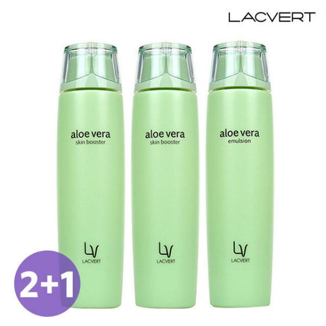 [라끄베르(화장품)] [2+1]라끄베르 알로에베라 스킨부스터 220ml+에멀전 220ml, 상세 설명 참조