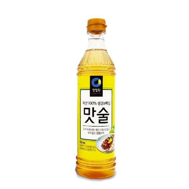 청정원 잡내제거 맛술 생강 매실 누린내 생선 비린내 제거, 830ml