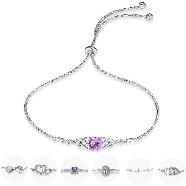 JewelryPalace YeeQin 생일 축하 팔찌 케이크 응원 라이브 웃음 사랑 매력 팔찌 그녀 선물