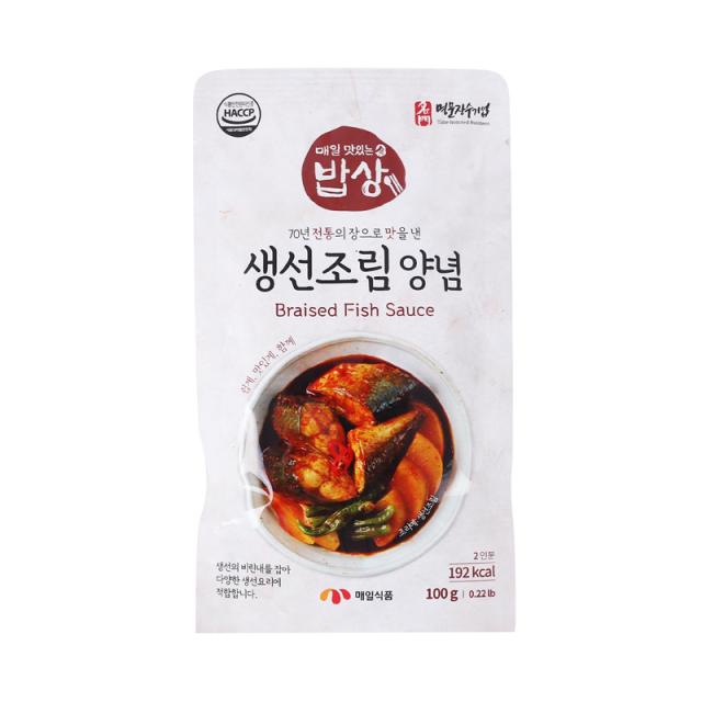 [메가마트] 매일 맛있는밥상 생선조림양념 100g, 단품