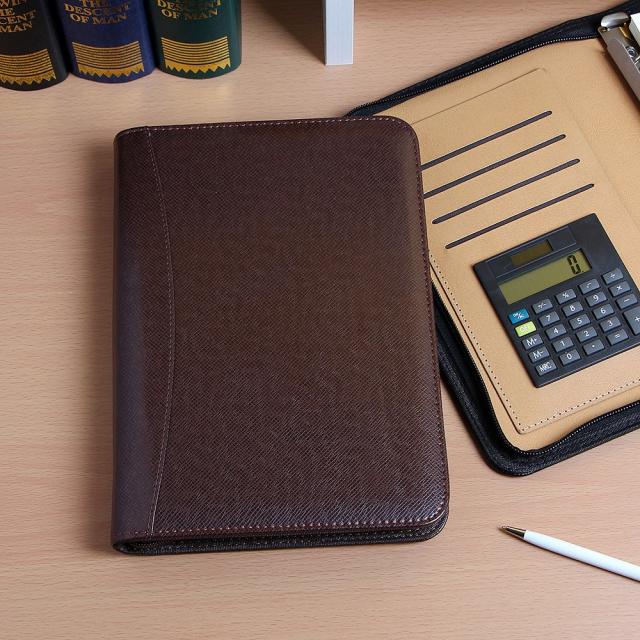 지퍼형 플래너 전자 계산기 수첩 선물 회계계산기