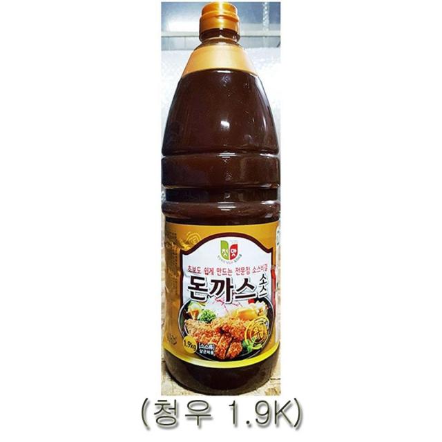 [[dmall]청우 돈까스소스 1.9Kg 경양식돈까스소스 돈가스소스/(dn+5842/)/건강에좋은음식/돈가스소스/간단요리/돈까스소스/뎓딘, 1