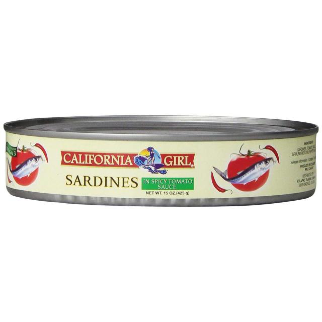 California Girl 사디네스 인 스파이시 토마토 소스, 425g, 1개