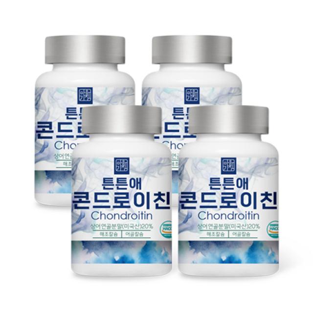 마음가짐 튼튼애 콘드로이친 600mg x 90정, 4통(5개월)