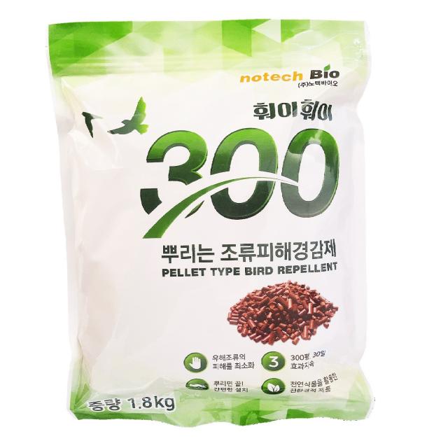 어보이드마켓 훠이훠이 300 1.8kg 까치 비둘기 까마귀 등 조류피해 경감제 야생조류동물 피해감소제