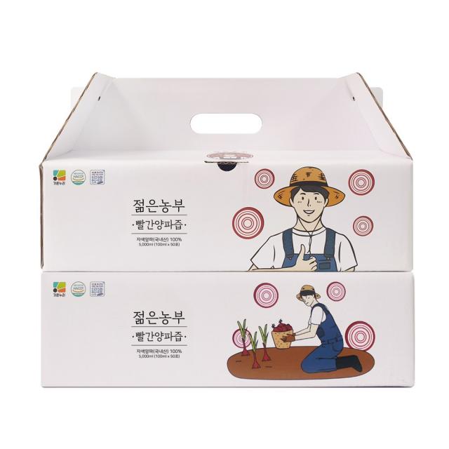 젊은농부 빨간양파즙 100ml, 60포