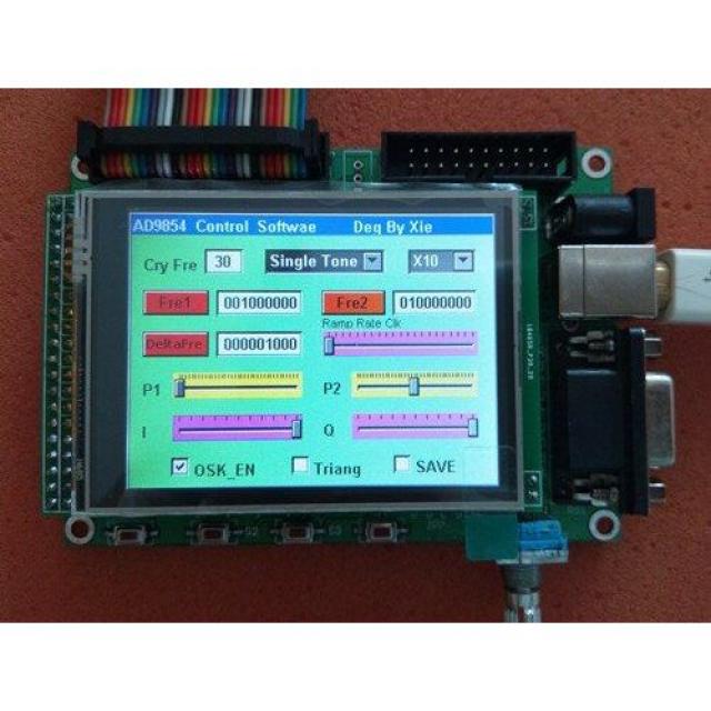 [해외] AD9854DDS 모듈 신호 발생기 STM32TFT 터치 컬러 화면 로터리 인코더 제어 주파수, 상세내용표시