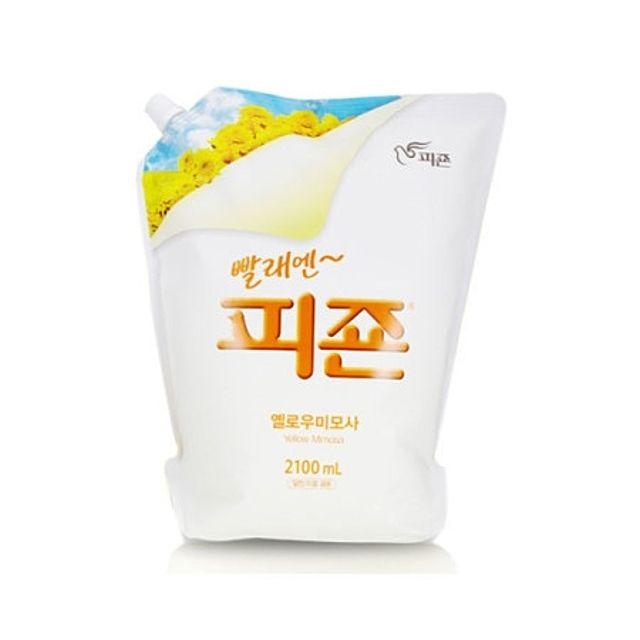 쫓봉넬˚오늘도만족선택¡섬유 2.1L 피죤 유연제 빨래 옐로우미모사 세탁 4개괄둔생활용품 세탁세제 드럼용섬유유연제 qHo-k공, 즐거운날쪽