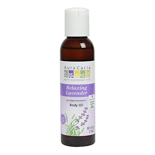 Aura Cacia Relaxing Lavender Aromatherapy Body Oil | 4 fl. oz., 본문참고, 본문참고, 본문참고