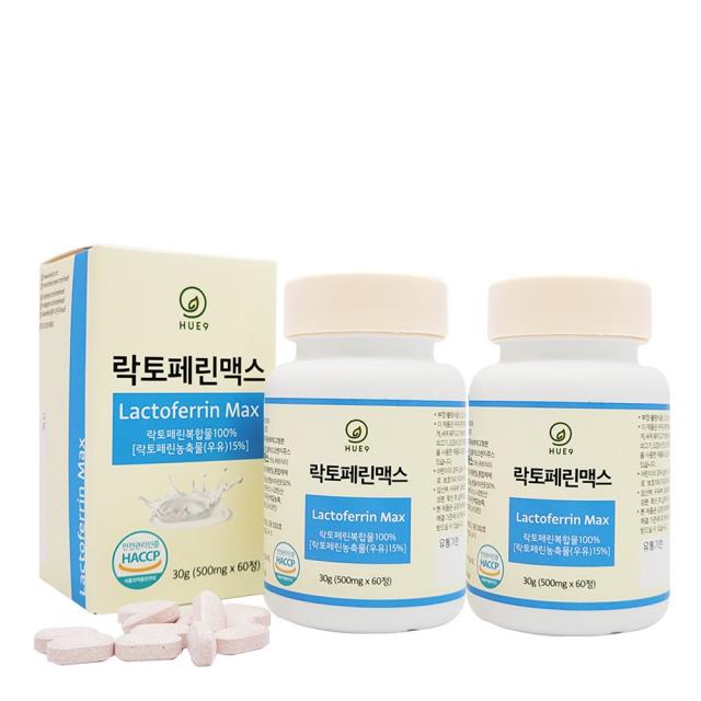 프랑스산 락토페린 초유 단백질 300mg 60정, 2개