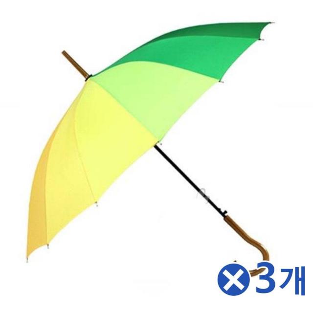 [2개묶음 할인]무지개 자동 장우산x3개 초등학생우산 JDF-7540 우산 장마 비우산 고급우산