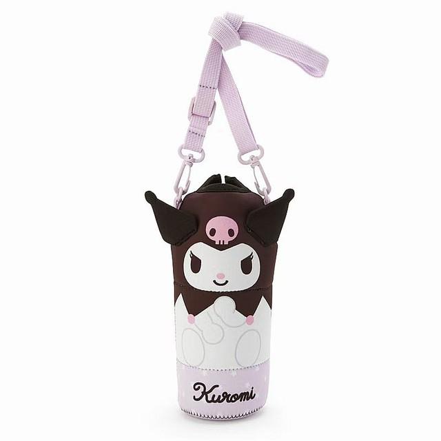 만화 카와이 쿠로미 멜로디 Cinnamoroll KT 주전자 가방 컵 세트 Crossbody 가방 보온병 컵 세트 소녀를위한 장난감 생일 선물 텀블러파우치, 항행하다