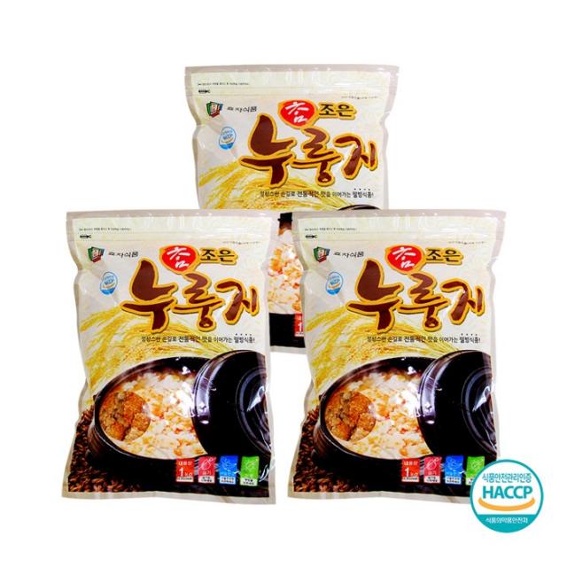 효자식품 참조은 누룽지 1KG x3 (대용량)