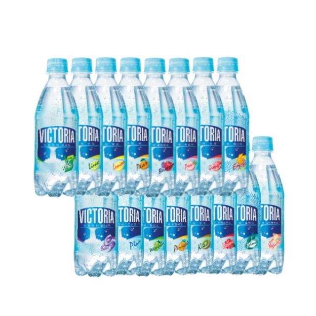 [웅진식품] 빅토리아 탄산수/탄산음료 500ml x 40펫 16종 중 택2, 선택1:베리베리 / 선택2:자몽