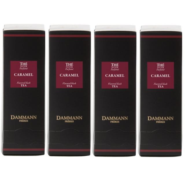 Dammann Caramel 다만프레르 캐러멜 홍차 개별포장 24티백 4팩 (총 96크리스탈티백)