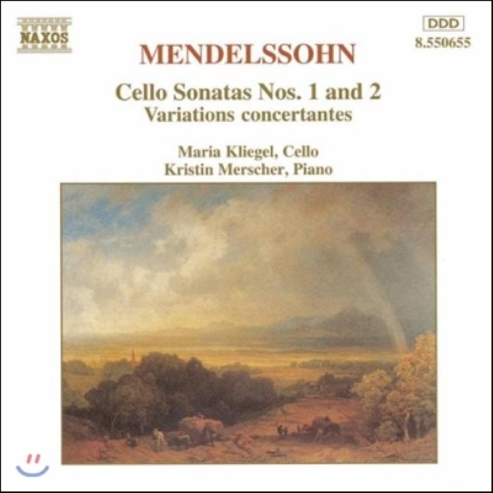 Maria Kliegel 멘델스존: 첼로 소나타 1번 2번 협주적 변주곡 (Mendelssohn: Cello Sonatas Variations Concertantes)