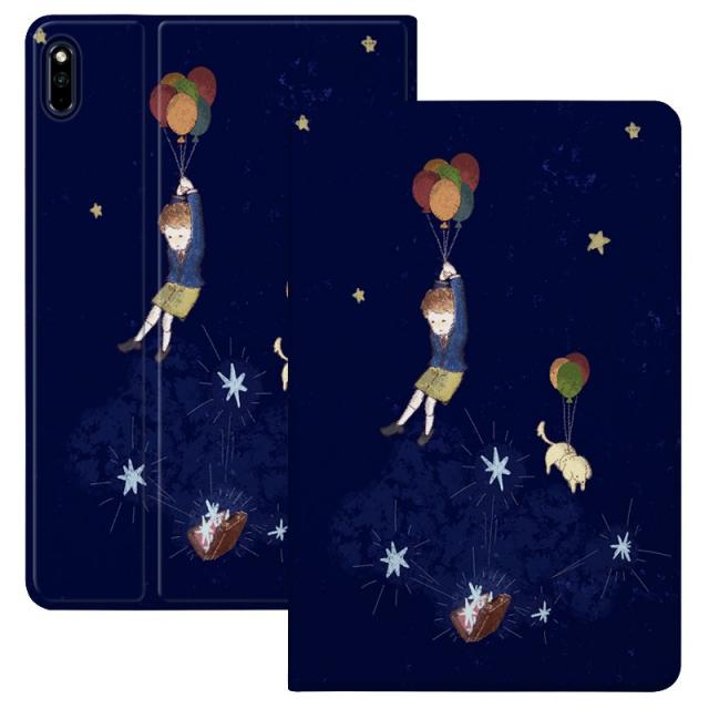 태블릿PC케이스 MatePad Pro10.8인치 태블릿 PC가죽커버 2019뉴타입 por애니메이션 아기공룡 케이스 matapad파우치 MRX-W09/AL09전면덮개 떨어트림방지, 기본