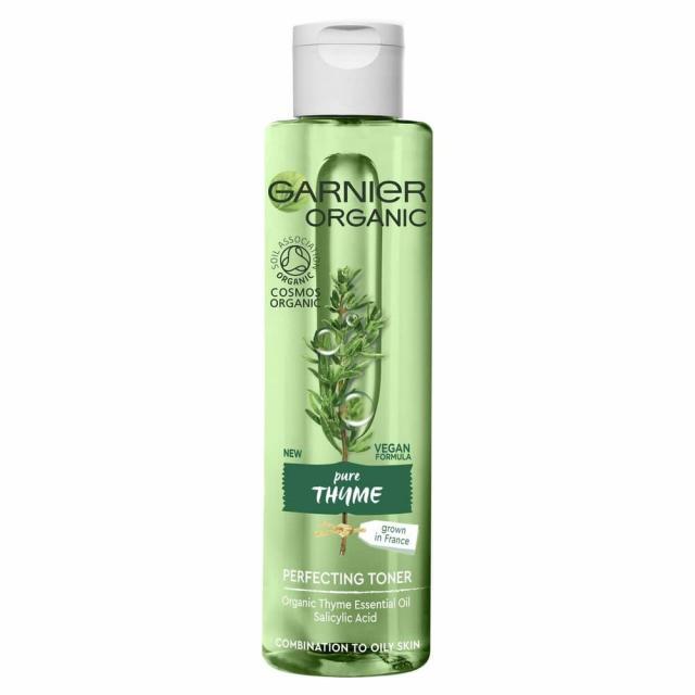 (영국직배) Garnier 가르니에 오가닉 타임 토너 150ml 3팩 Organic Thyme Purifying and Perfecting Toner for Combination