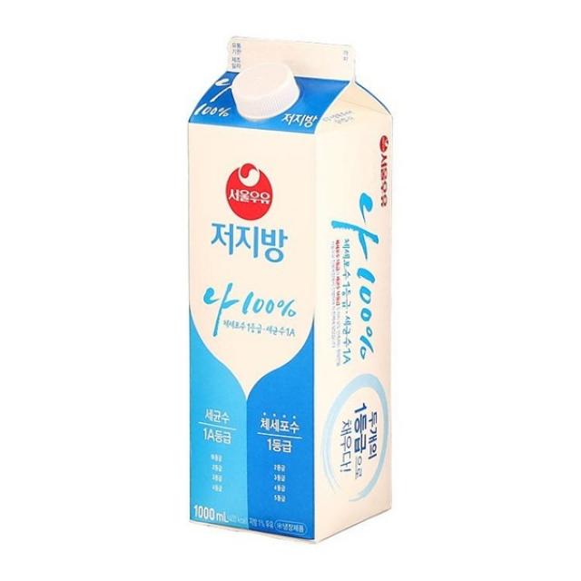 (맛나)저지방우유 1000ML/서울, 1개