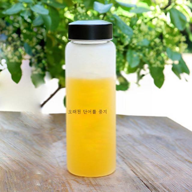 심플 스크럽 사각 플라스틱 물컵 휴대용 텀블러 스포츠 여름, 시니어+브러쉬+커버에그치다