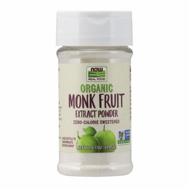 NOW Foods 나우 푸드 오가닉 몽크 프룻 익스트렉트 파우더 19.85g Organic Monk Fruit Extract Powder 0.7 oz, 1팩