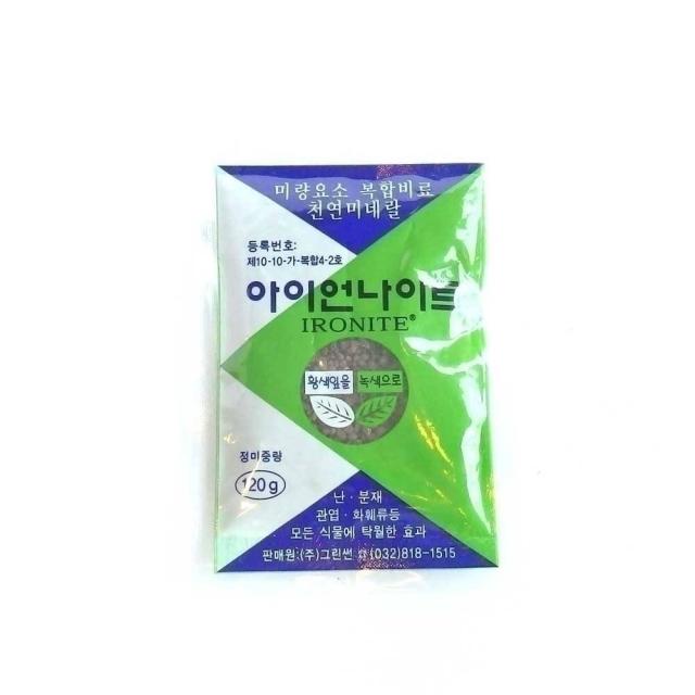 TB무배 아이언나이트(멀티) 120g 복합비료 천연미네랄 // 나이트, 1개, 기본값, 기본값