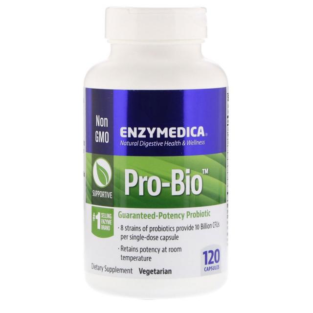 Enzymedica 엔자이메디카 프로 바이오 개런티 포텐시 프로바이오틱 120캡슐 Pro-Bio Guaranteed Potency, 1개