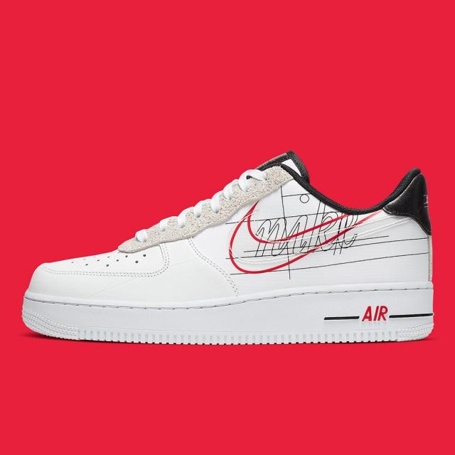 나이키 [정품매장] 에어 포스1 로우 EOS 스케치 로고 스그니처 맨 Nike Air Force 1 Low CK9257-100 아이트23 청주