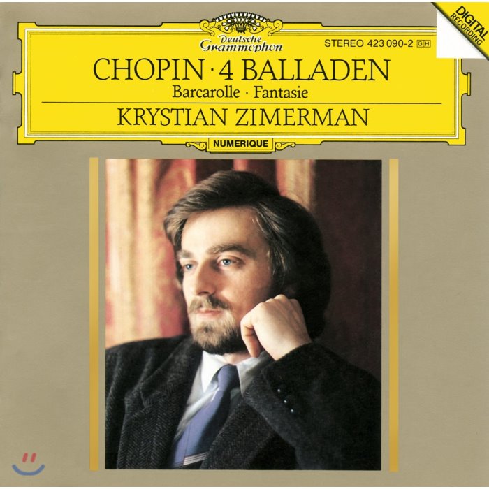 Krystian Zimerman 쇼팽: 발라드 전곡 뱃노래 환상곡 크리스티안 지메르만 Chopin: 4 Ballades Barcarolle Fantasie 