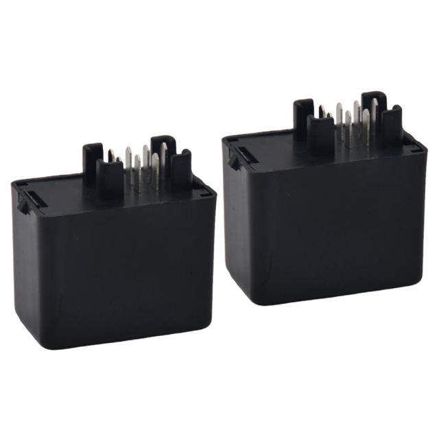 ZLD 스즈키 sv650 1200에 대 한 2 pcs 오토바이 led 성 노출증 릴레이 7 핀 성 노출증 전구, 검정