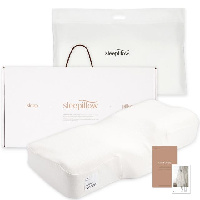 슬리필로우 메모리폼 베개 + 겉커버 + 속커버, 아이보리