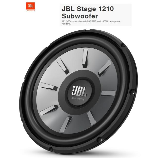 삼성전자 하만그룹 제이비엘 JBL STAGE 1210 12인치 4옴 싱글보이스 서브우퍼, jbl stage1220