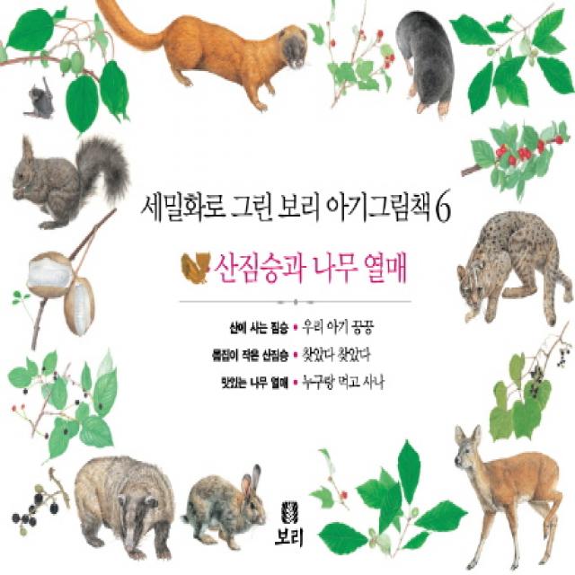 세밀화로 그린 보리 아기그림책. 6: 산짐승과 나무 열매