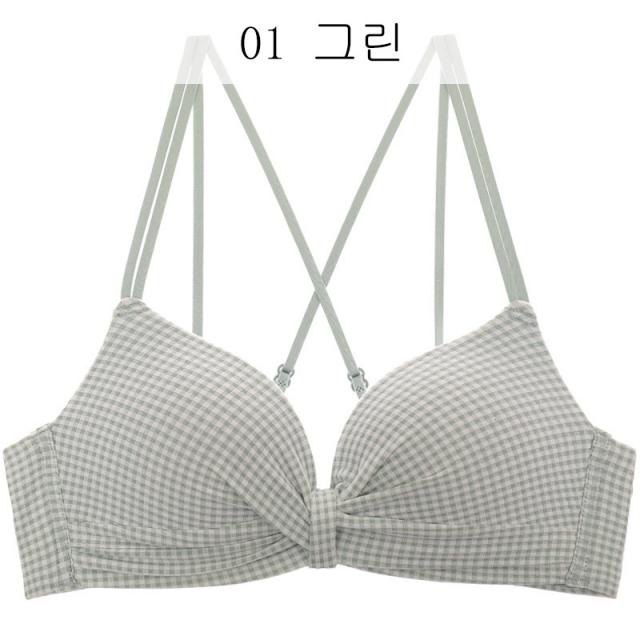 뉴타임인터내셔널 곱다 내복바지 한 세트 소녀 소흉부 크룩 모아야섹시한 노밴 위에 스트레치 브라 Qh10 A25